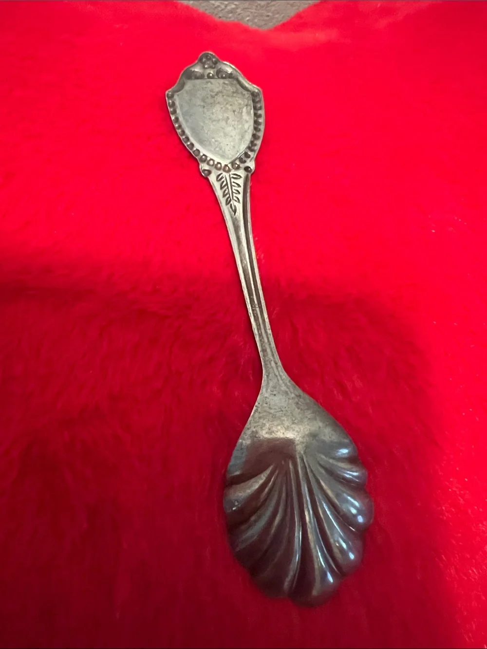 #1978**North Carolina Collectible Souvenir Spoon - Green and Gold Enamel
